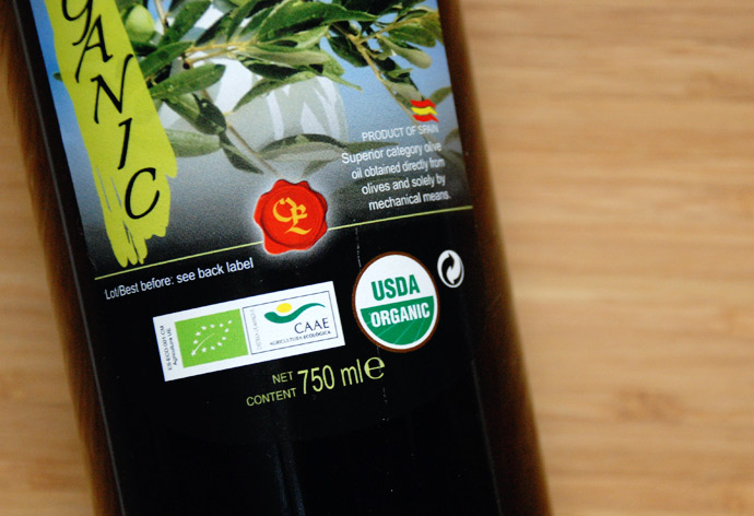 Органическое оливковое масло. Сертификаты USDA Organic и Евролист