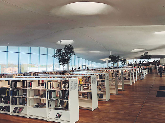 Библиотека Oodi Хельсинки